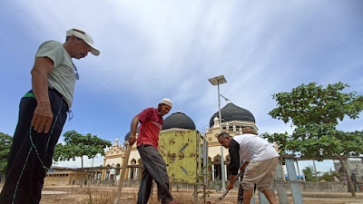 Tim Safari Ramadhan BPBA Kunjungi Masjid Zadul Mu'ad di Peureulak