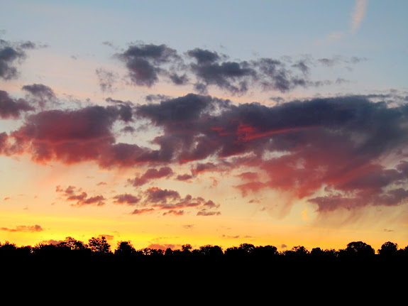 Color during Thursday's sunrise