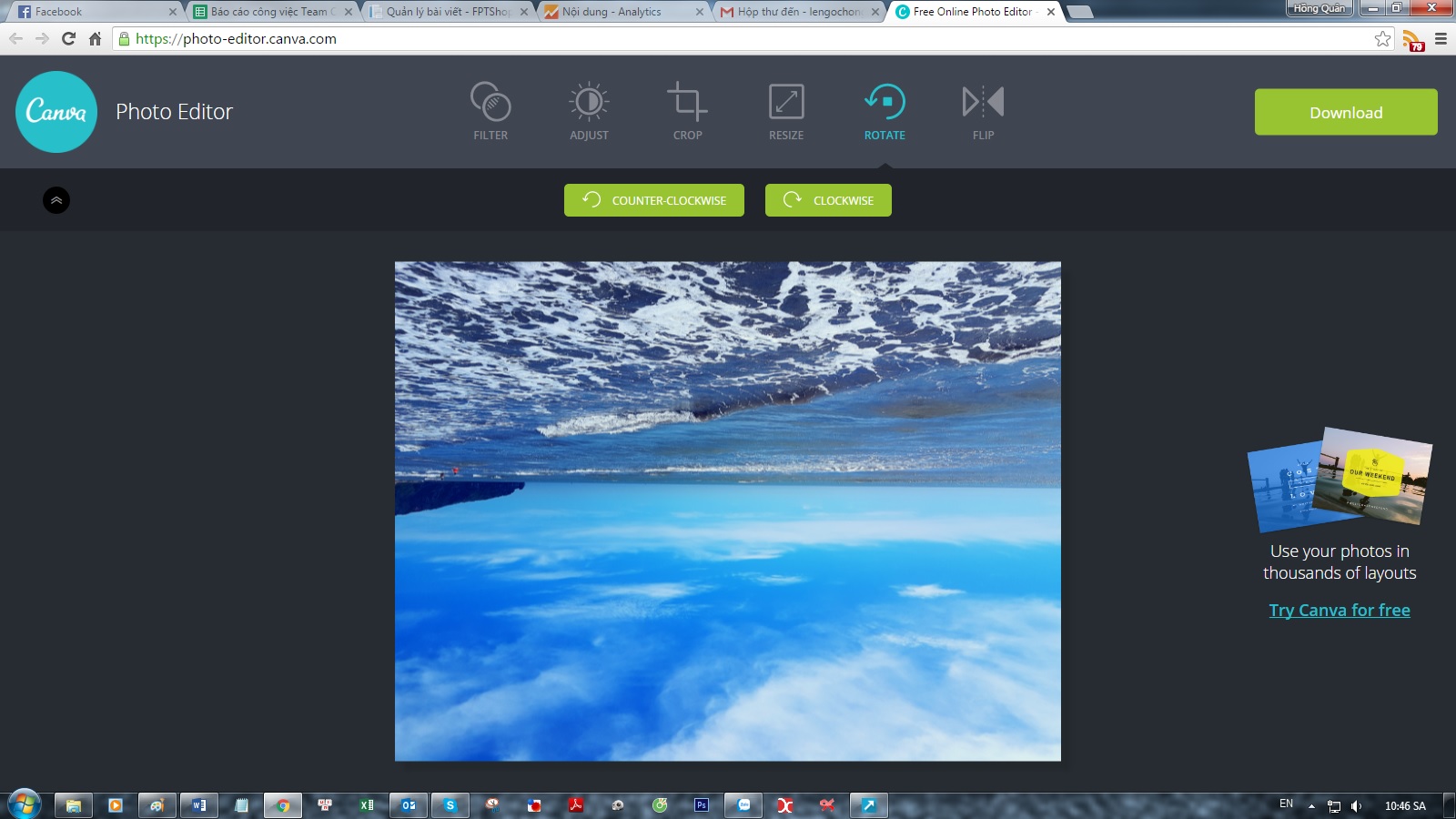 Canva Photo Editor