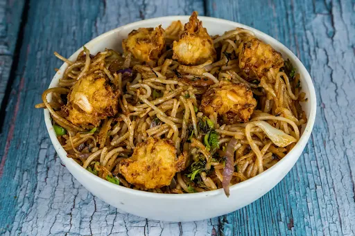 Veg Manchurian Noodles