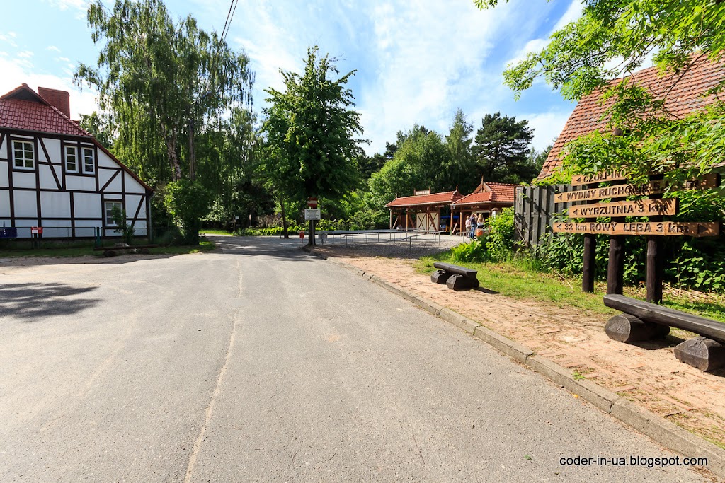 словинский парк. польша