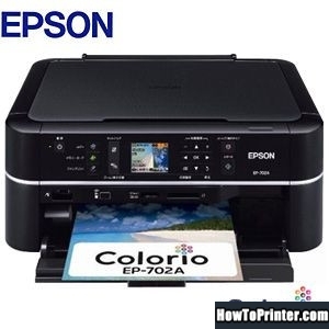 Reset Epson EP-702A printer with Resetter program