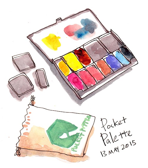 Portable Painter Pocket Watercolor Palette