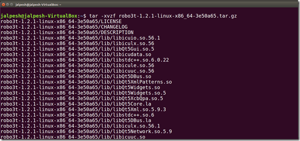 extract-tar-file-robo3t-robmongo-ubuntu