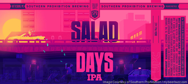 Southern Prohibition Brewing Adding Salad Days IPA Cans