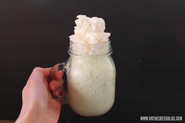 Homemade Shamrock Shake | On The Creek