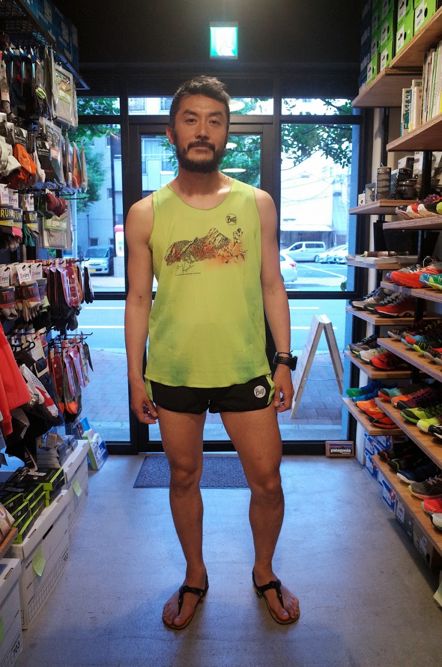 存在感抜群！Anton Tanktop & Shorts | Run boys! Run girls! ラン