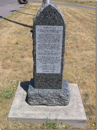 IMG_7854 Lewis & Clark Marker at the Columbia Gorge Interpretive Center Museum in Stevenson, Washington on July 3, 2009