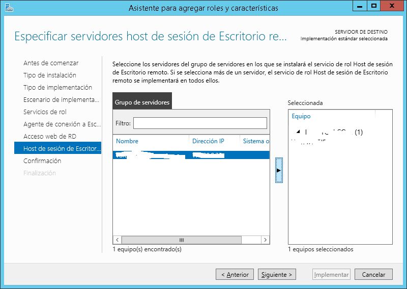 Instalar rol de Escritorio Remoto con RemoteApp en Windows Server 2012 R2