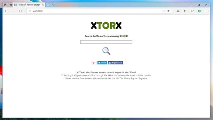 Xtorx |  เครื่องมือค้นหา Torrent ที่ดีที่สุด (2020)