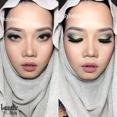 green-halo-eye-makeup-tutorial-using-sariayu-kelimutu-eyeshadow-esybabsy