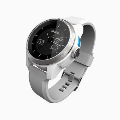  Cookoo Watch - Montre bluetooth pour smartphone Argent sur Blanc COOKOO WATCH - 3700441317305