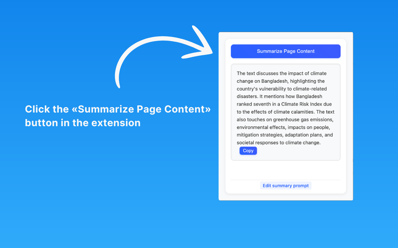 Website Summarizer Chrome Extension Image 2