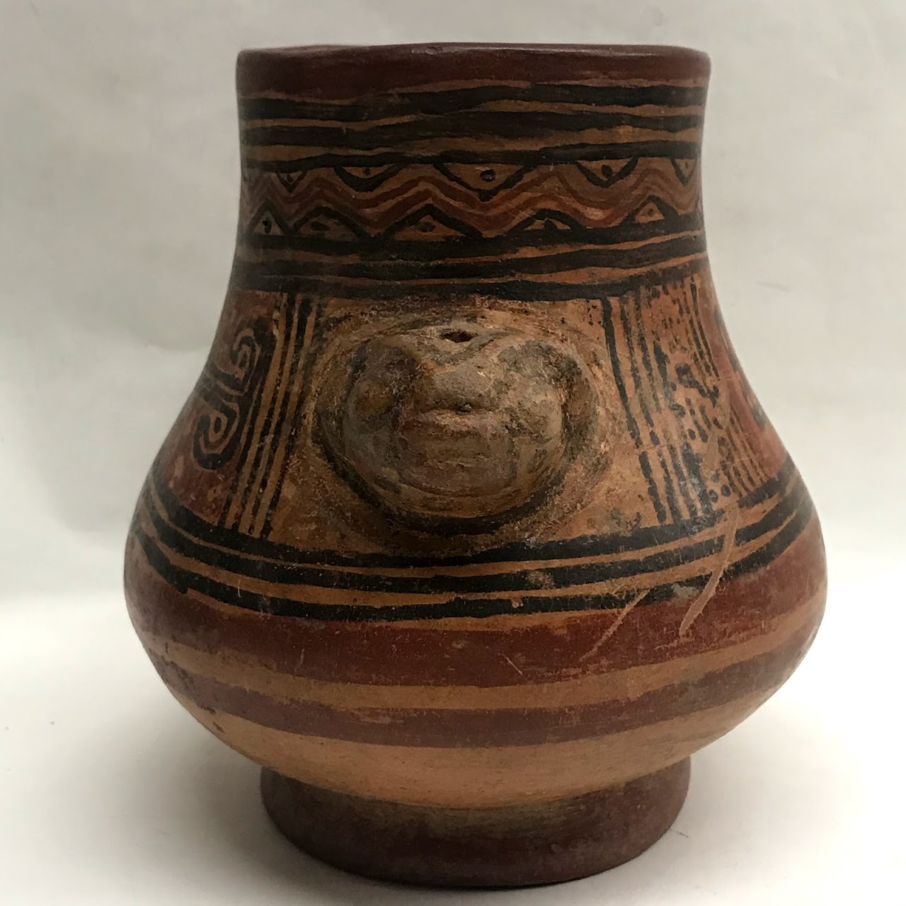 Tribal Ceramic Pair Vases