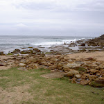 Little Beach's rocky shore