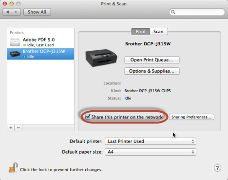 Afdrukken naar een gedeelde Mac OS X-printer vanuit Windows 7 en Windows 8