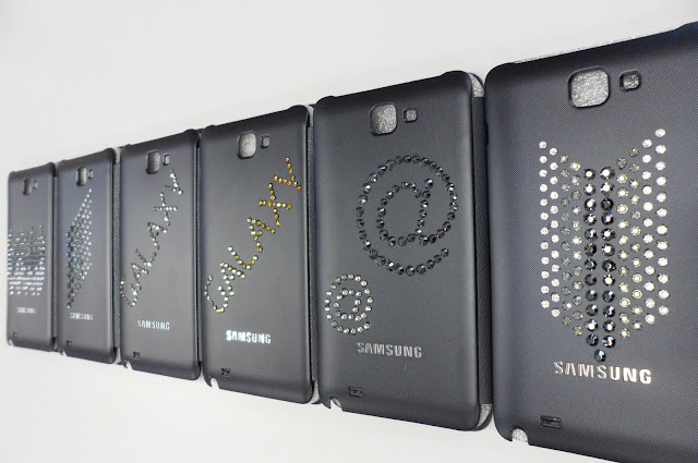 Samsung Galaxy Note Cover With Swarovski Crystals