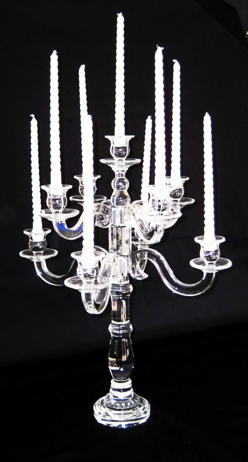 2011 Latest crystal candelabra