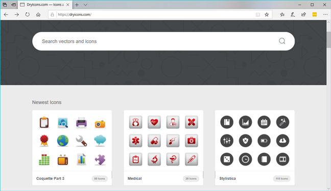 dryicons.comのWebサイト