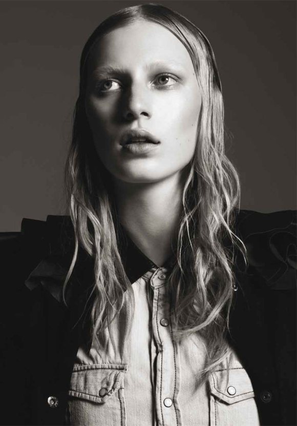 Julia Nobis poses for Exit magazine