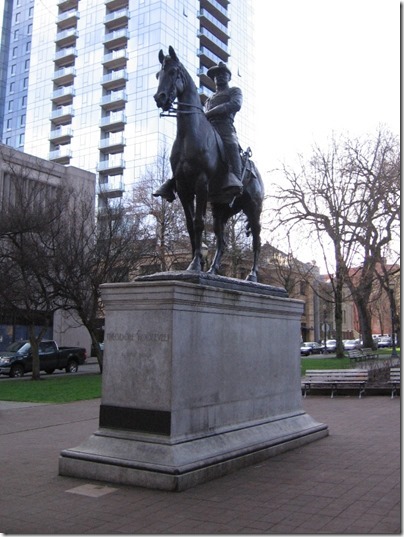 IMG_2032 Theodore Roosevelt, Rough Rider by Alexander Phimister Proctor in Portland, Oregon on February 15, 2010