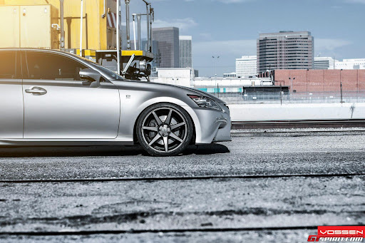 2013 Lexus GS 350 with 20 inch CV-7 Vossen Wheels