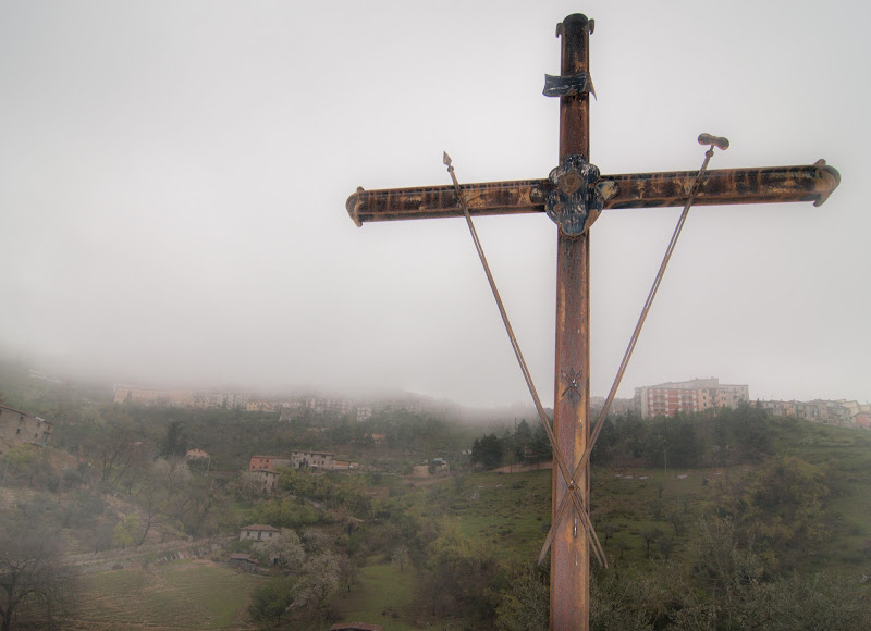 Nebbia in croce di Alcoriano