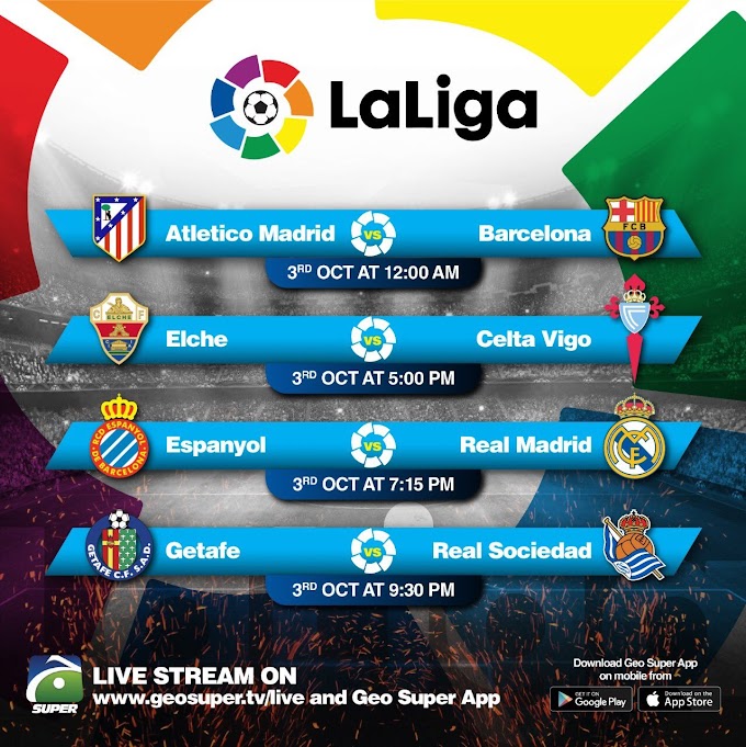 Watch all the matches of LaLiga LIVE on Geo Super