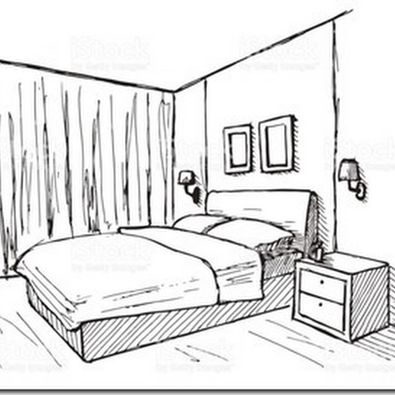 dibujo dormitorios para colorear