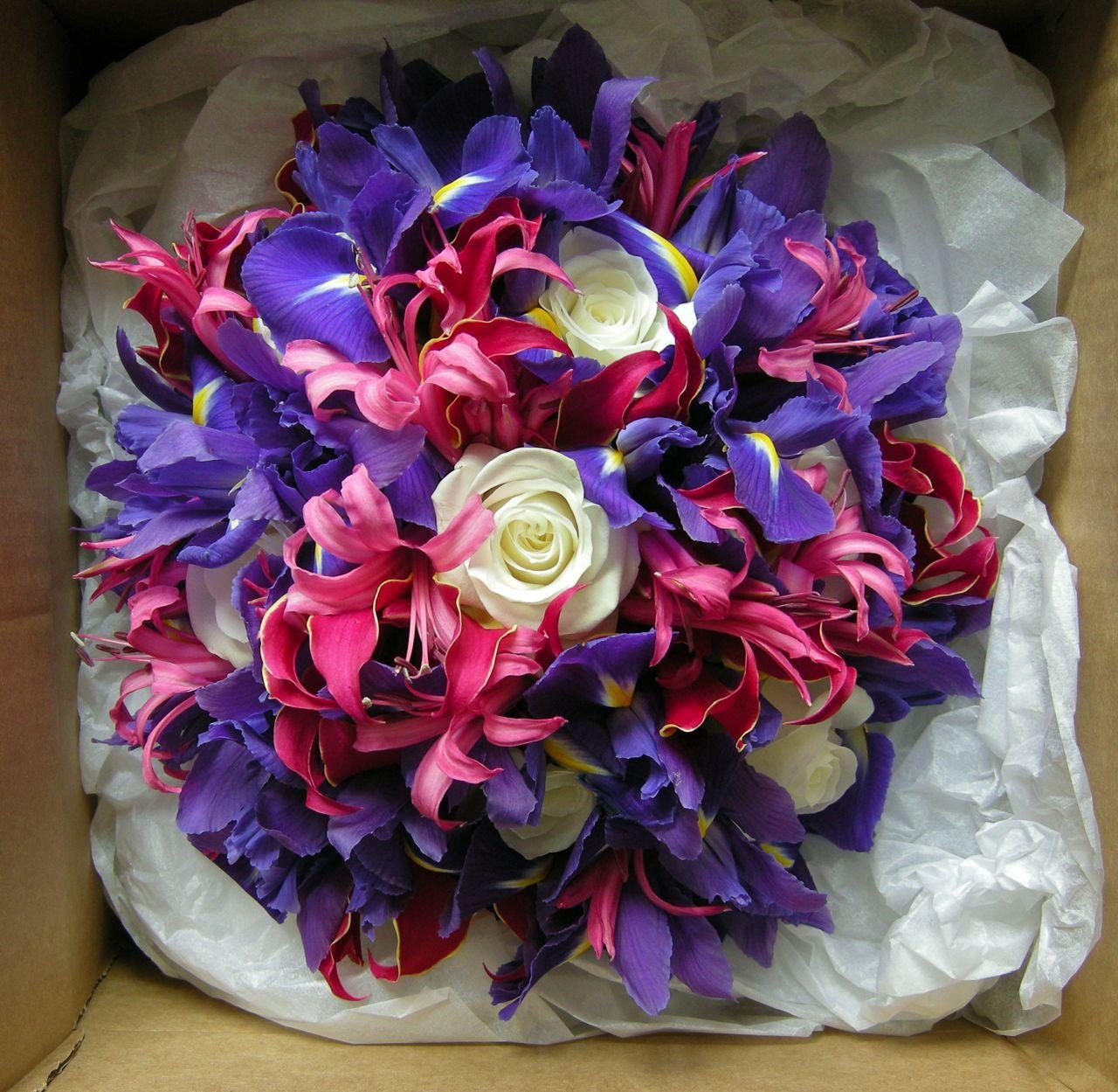 wedding centerpieces-purple,