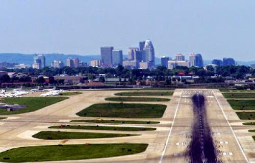 Cylindrical Ufo At Louisville Airport