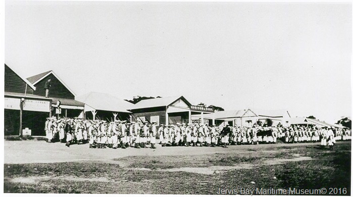 36-Naval-Drill-Practice-on-Owen-Street-1930s