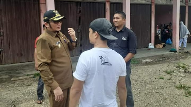 Foto: Wako Hendri Septa Kunjungi Bungus. Pemko Siap Kembangkan Pasar Bungus.