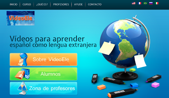 Site para aprender espanhol com videos online grátis