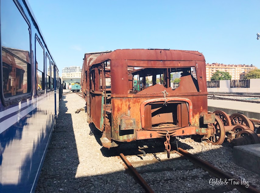 Visitar el Museo del Ferrocarril de Asturias con niños