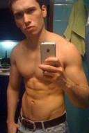 Muscular Jocks's Sexy Self Shot by Smartphone