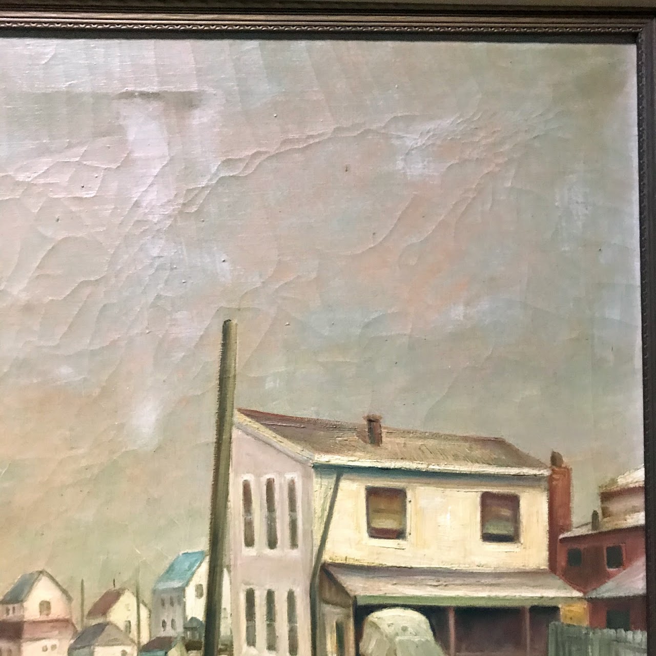 Feuerhahn Signed Mid-Century Oil Painting