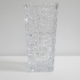 Tiffany & Co. Rock Cut Crystal Vase