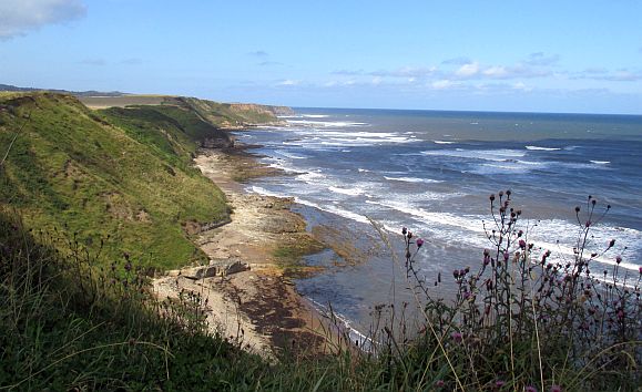 Steilküste im Norden von Scarborough