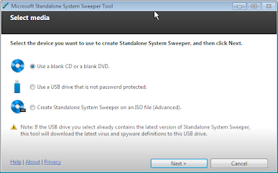 Recover Infected Windows With Microsoft Standalone System Sweeper