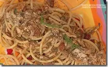 Pasta con le sarde di Natale Giunta