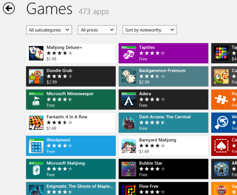 Windows 8 - Windows Store