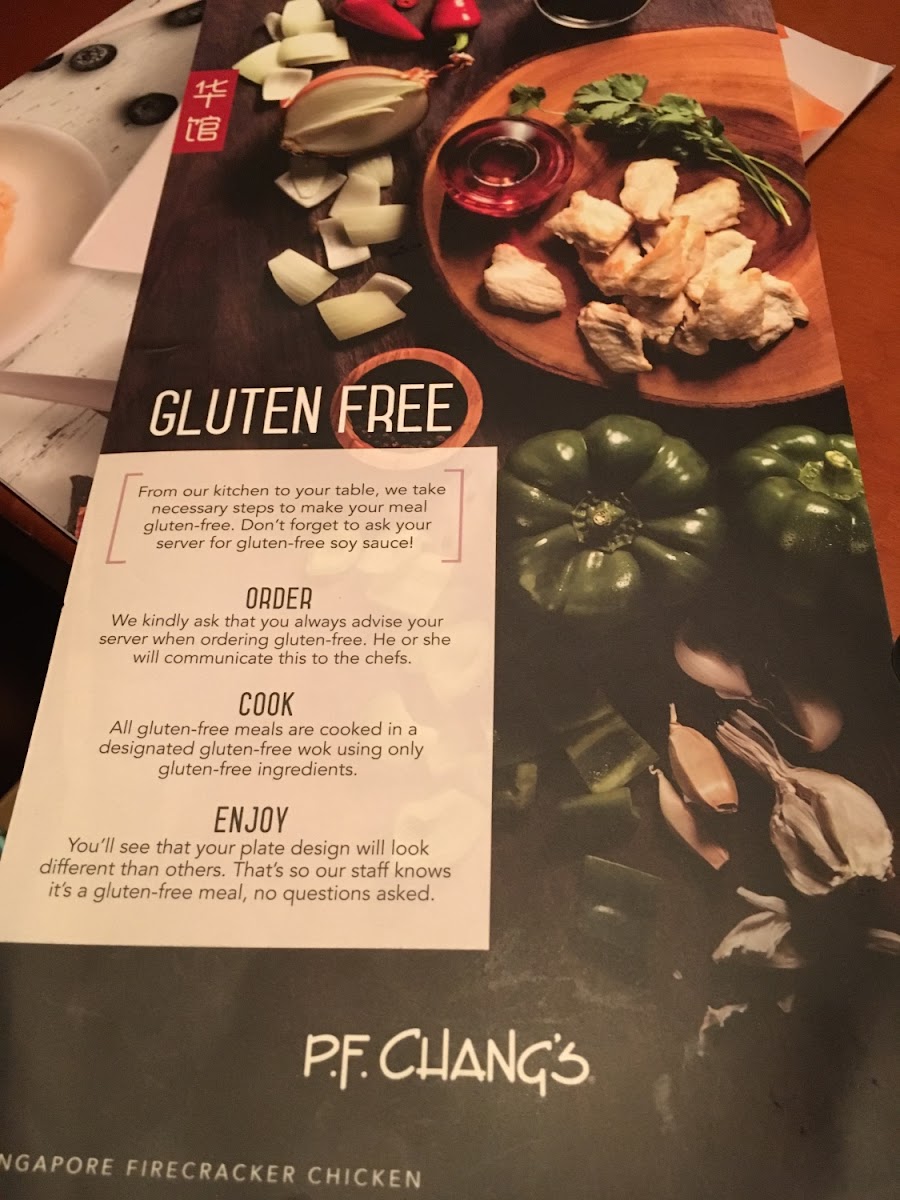 Gluten-Free at P.F. Chang's