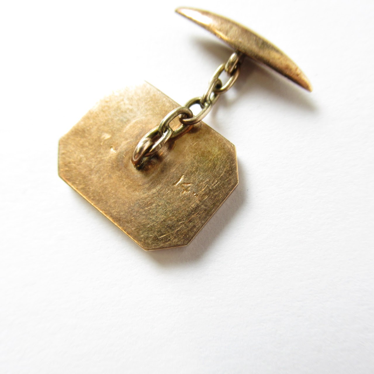 14K Gold Cuff Links