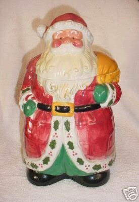  Santa Cookie Jar by Cooks Club