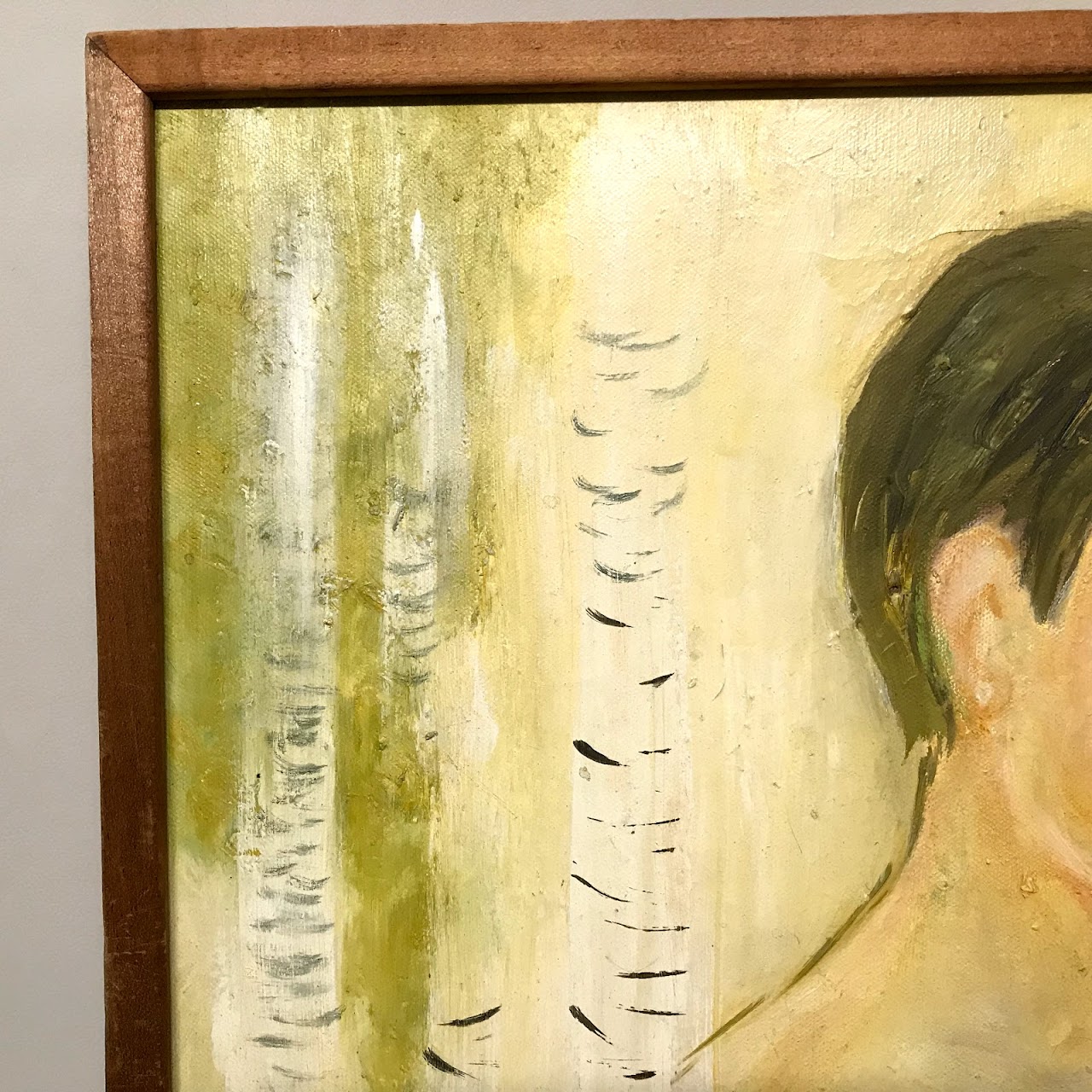 Signed Mid-Century Portrait