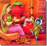 [Krishna dancing with Yashoda]