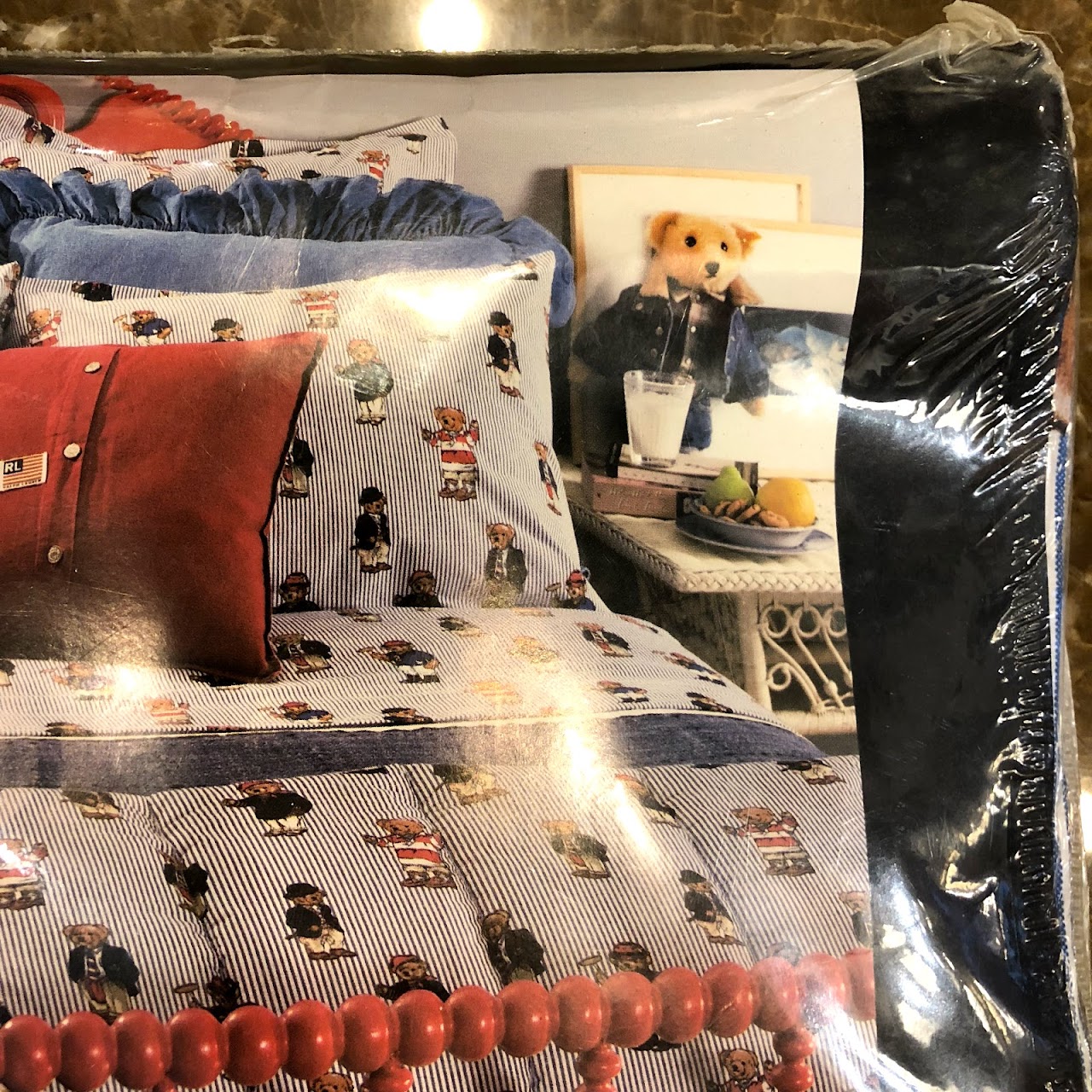 Ralph Lauren NEW Polo Bear Deep-Pocket Full Fitted Sheet