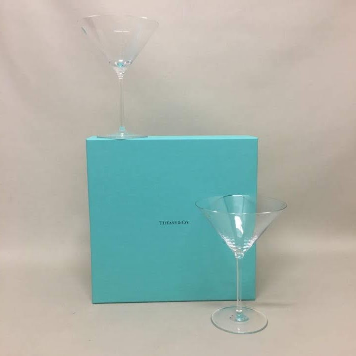 Tiffany & Co. NEW Martini Glass Pair