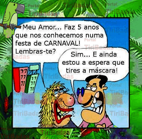 Meu amor... faz 5 anos que nos conhecemos numa festa de carnaval